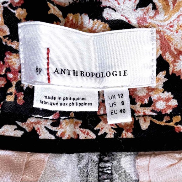 Anthropologie Diandra Pleated Floral Joggers NWT - Picture 8 of 11